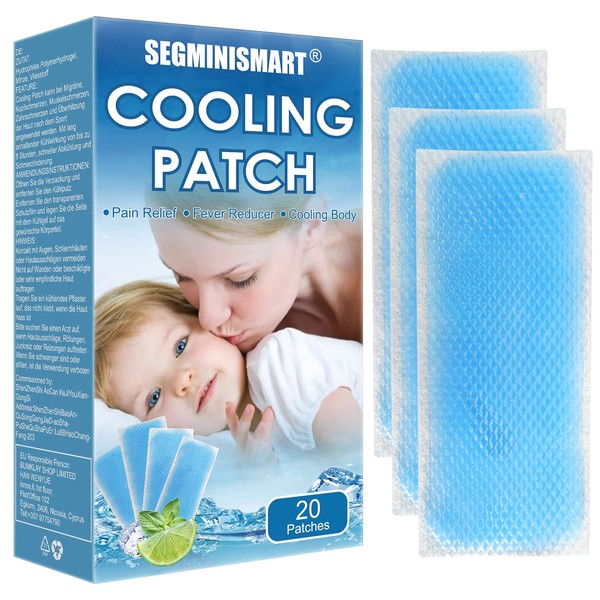 Cooling plasters, children's fever plasters, headaches, cold plasters for children's fever problems and migraines, instant cold compress, for fever cooling and other symptoms