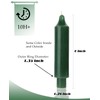 LPUSA Short Taper Candles 6 inch Candle Sticks Unscented Dinner
