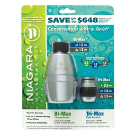 Niagara Bi-max Showerhead & Tri-max Sink Aerator