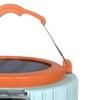 Solar Camping Light, USB Charging LED Round Panel Outdoor Solar