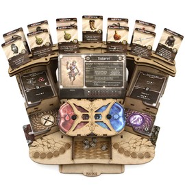 TowerRex Character Dashboard for Gloomhaven + Forgotten Circles, Frosthaven, Gloomhaven Jaws of The Lion - Player Board for Character Organization and Game Management