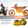 RISON Titanium Nut Titanium Flange Full Metal Lock Nut M5