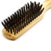 Fendrihan Genuine 100% Medium Stiffness Boar Bristle 5-Row Hairbrush with