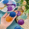 sourcing map 120Pcs Capiz Shells 2" Round Natural Shells with