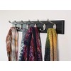 HIGH & MIGHTY 515757 Coat Rack 6 Hook Rail, Easy