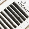 COZBIRD Ellipse Individual Lower Eyelash Extensions, Flat Shape, Eyelash Extensions,
