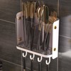 Utensil Drying Rack Chopstick Holder Wall Mounted Plastic Chopsticks Straws