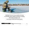 Mini Ice Fishing Rod Carbon Fiber with Ceramic Guide Ring