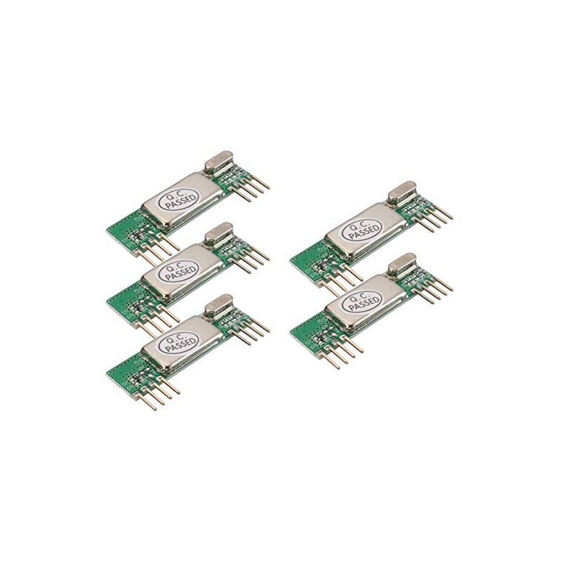 TECNOIOT 5pcs RXB6 433MHz Superheterodyne Wireless Receiver Module