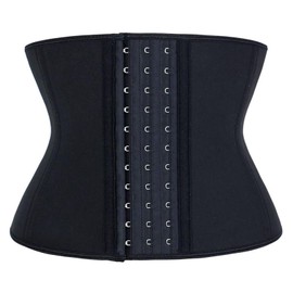 LUXURY-VITA Short Torso Waist Trainer for Women Under Clothes Fajas Colombianas Tummy Control Waist Cincher Corset Waist Trimmer