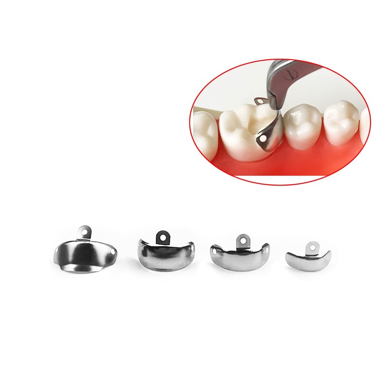 Dental Matrix Ring Set, Dental Sectional Contoured Matrix Bands Nickel