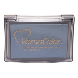 Tsukineko VC185 Versacolor Pigment Ink Pad - Polar Blue,4 x 4 cm