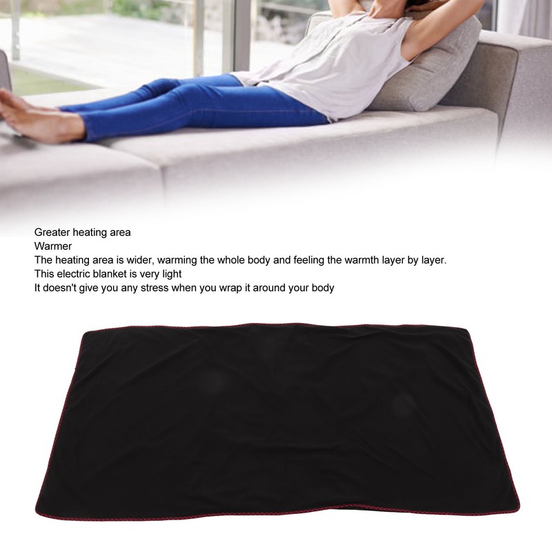 Electric Heating Blanket Fast Heating USB Electric Throw Blanket with