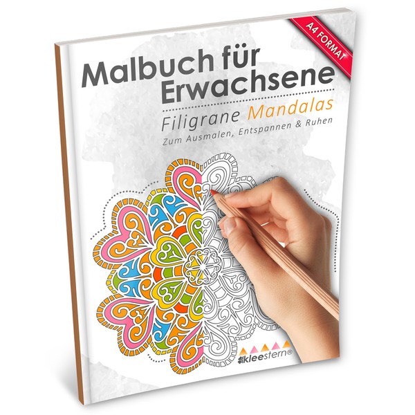 Kleestern Malbuch für Erwachsene