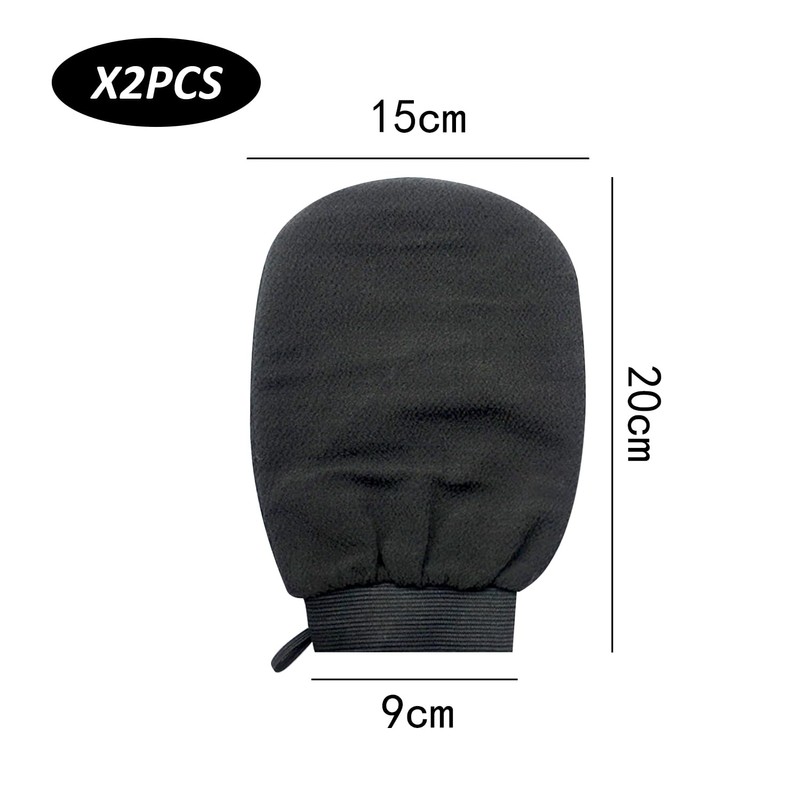 2 Pieces Body Exfoliating Gloves, Silk Exfoliating Gloves, Body Exfoliating