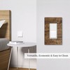 Rustic Farmhouse Decorative Light Switch Cover Plate 1 Gang Rocker