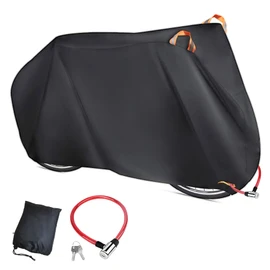 XINZY Bicycle Cover, Thick, Waterproof, 600D, Tear-Resistant, Children's Cycle Cover, UV Treatment, Waterproof Coating, Double Sewed, Rain Proof, Dustproof, Security, Windproof, Key Hole, Reflective
