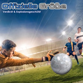 pwavum Football, Children's Unisex Professional Football, Size 5, Thick Explosion-Proof Outdoor Indoor Footballs, Football Size 5 for Teenagers and Adults