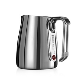 Bincoo Espresso Milk Frothing Pitcher Stainless Steel 20oz/600ML Coffee Milk Frother Cup-Milk Frothing Pitcher with Measurement Lines,Ergonomic Handle for Latte Art & Cappuccin(Steel)