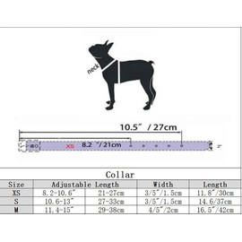 haoyueer Leather Studded Dog Collar Mushroom Studded Cat Collar for Small Medium Dogs Cats Puppy Kitty (XS, Purple)