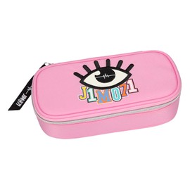 Depesche Lisa and Lena J1MO71 Pencil Case with Pen Loops, Compartment for Set Square