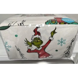 The GRINCH Max Dr. Seuss QUEEN Size 4 Pc Cotton Flannel Sheet Set  Christmas FUN