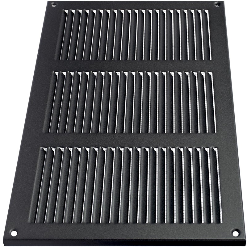 12" x 8" Inch (Outer Dimensions) Anthracite Air Vent Cover