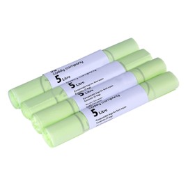 The Caddy Company 5 Litre (5L) Compostable Caddy Bin Liners, 100 Bags