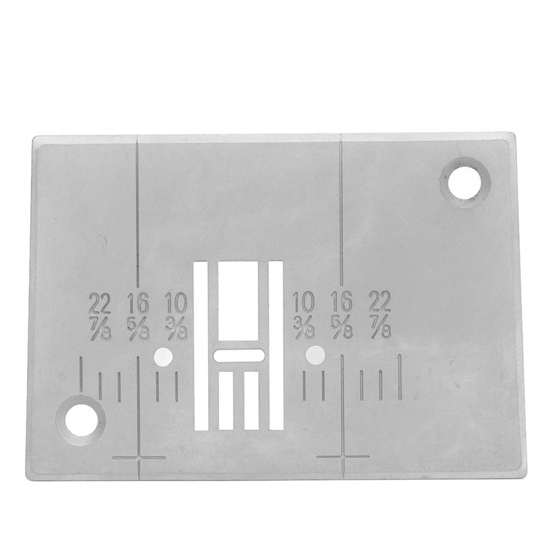 Straight Stitch Needle Plate Professional Replacement Steel Fine Machined Needle