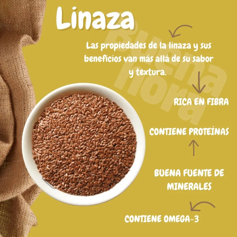 Semilla De Linaza Canadiense 1kg Fibra Natural Y Omega 3