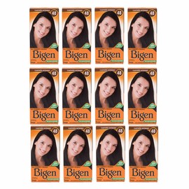 Bigen Pack 12 Tintes, Tono #48 Castano Intenso