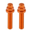 NICECNC Orange M10 Chain Adjustment Screws Compatible with 125-500 XC/XCF/XCW/SX/SXF/EXC/EXCF/TPi/6D