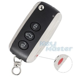 KeyMaster for Bentley Continental GT GTC 2006-16 Keyless Remote Alarm Key Fob KR55WK45032
