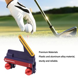 Drfeify Golf Swing Trainer, Plastic, Aluminum Alloy Golf Straight Away Swing Trainer with Storage Bag for Beginners