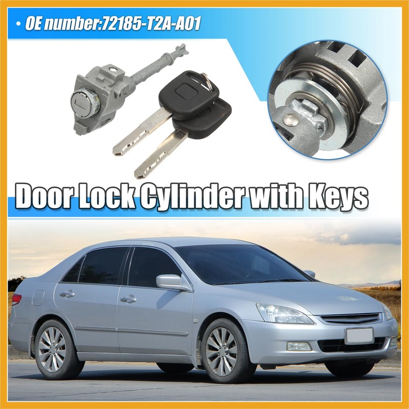 Partuto 1 Set Front Door Lock Cylinder Set Kit with