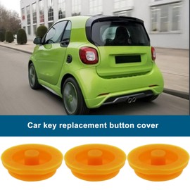 VGOL Pack of 4 Car Key Replacement Button Car Key Case Replacement for 1 Button Car Key Compatible with Smart Fortwo 450 Tact Switch Rubber Replacement Part