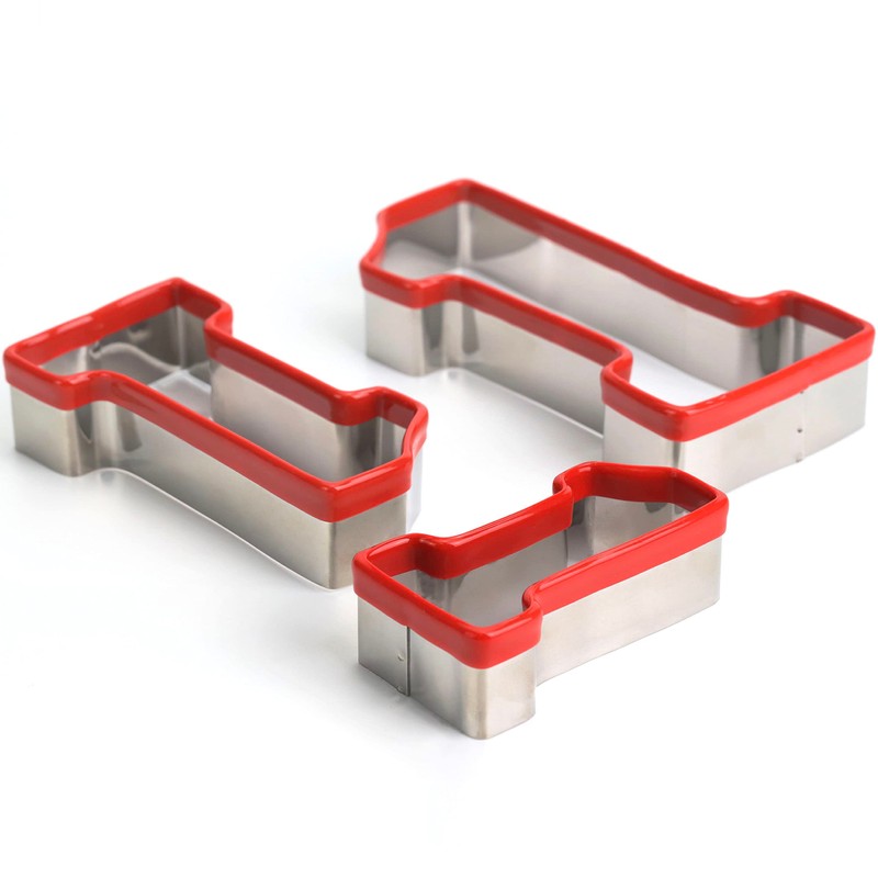 3Pcs Number One Cookie Cutters 5", 4", 3", 1 Cookie