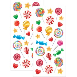 Playhouse Candy Shop Cherry Scented Scratch & Sniff Stickers - 1 Pack of Two Sticker Sheets