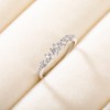 Mameloly Wedding Bands for Women Silver Dainty Stackable CZ Cubic