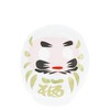 Tierra Zen 6.5 cm Daruma, Paper, White, 6.5 cm