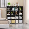 Neprock 16 Cubby Storage Organizer, Closet Clothes Storage Organizer, Cube