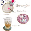 Resin Nail Art Palette, Nail Polish Color Mixing Palette Nail