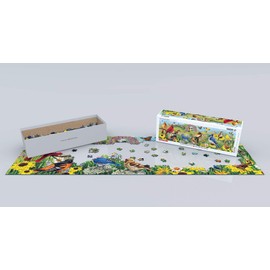 EuroGraphics (EURHR Garden Birds Panoramic by Greg Giordano 1000Piece Puzzle (Panorama) 1000Piece Jigsaw Puzzle