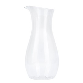 Acrylic Glass Pitcher, Clear Water Pitcher for Fridge Lemonade Plastic Glass Carafe Jar Tall Milk Bottle for Iced Tea Wine(M)