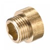 sourcing map Brass Extension Pipe Fitting 10mm G1/2 Female to