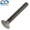 D2D Pack of 4 Carriage Bolts with Square Neck M8