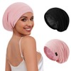Kafteri 2 PCS Satin Silk Bonnet for Sleeping Women,Double Layer