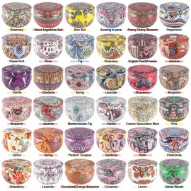 Scented Candles Gifts Set of 36 – 2.5oz Aromatherapy Travel Tin Candles, Relaxing Fragrances for Home, Spa, Gifts for Family, Friends, Teachers, Thank You Presents (Assorted Scents).