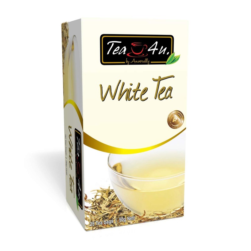 Tea4U Pure White Tea - Ceylon Tea with Rich Antioxidants