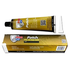 POR-15 Patch - Black 4 oz - Filler & Seam Sealer | Ultimate Filler Adhesive | Patches Holes, Cracks In Steel, Wood, and some Plastics | Strengthen Weakened Metal